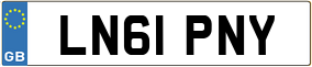 Truck License Plate